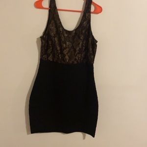 NEW Express Stunning copper and black dress. Tags